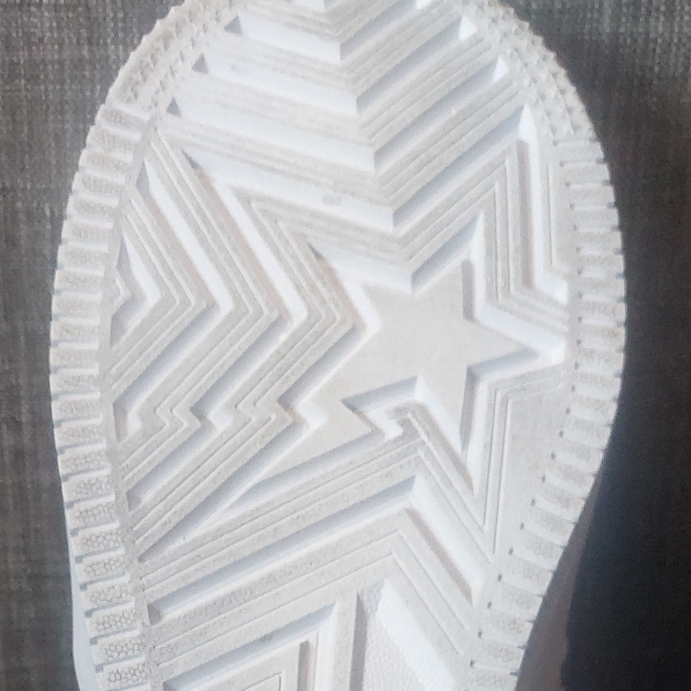 *New* Bathing Ape Bape Sta Men's Glossy White Sneakers Classic SIZE 10.5 - Picture 13 of 14